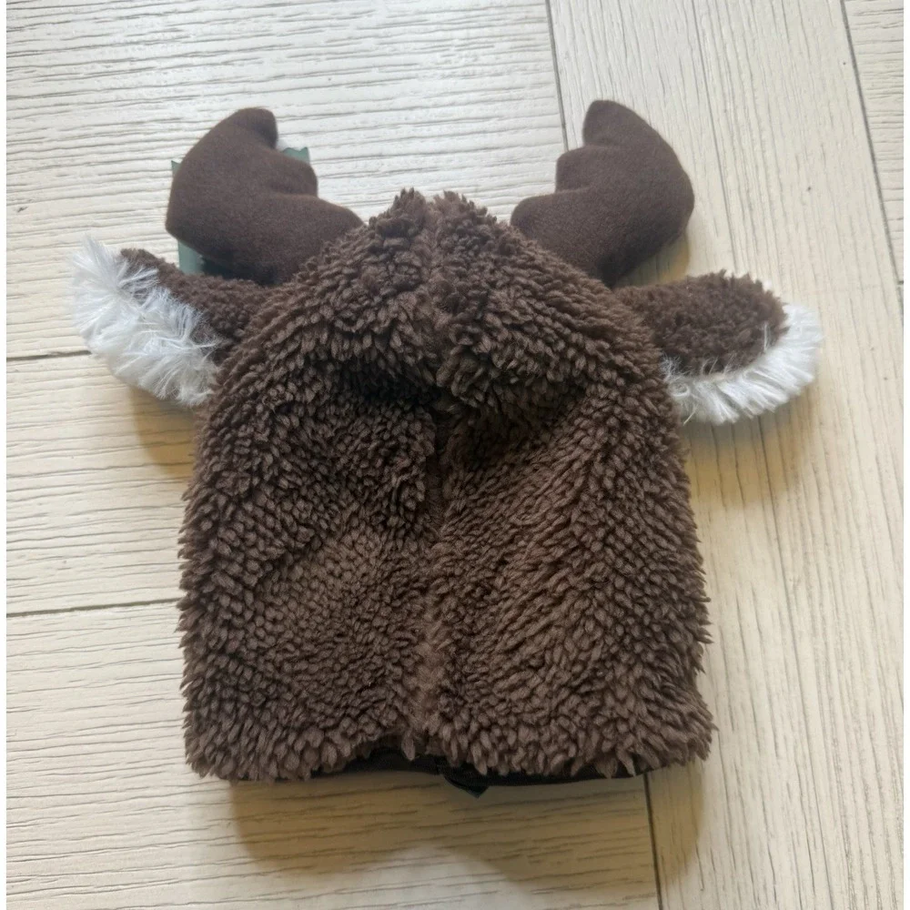 Paw & Tails New W/ Tags Rudolph Pet Hat W/ Hook & Loop‎ Closure. XS/S Christmas